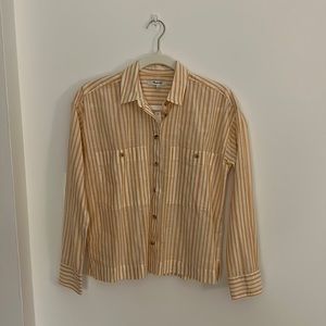 Madewell cotton button up shirt
